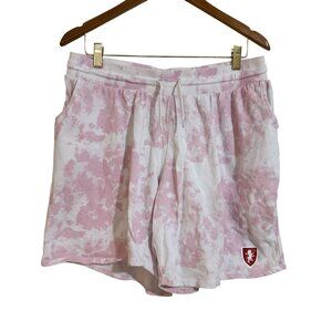 Hot Topic Harry Potter Gryffindor Women’s Pink Tie Dye 100% Cotton Shorts Size L